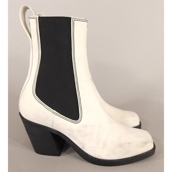 Rag & Bone Axis Boots Size 36 US 6 Womens Antique White Distressed $515 - Picture 5 of 14